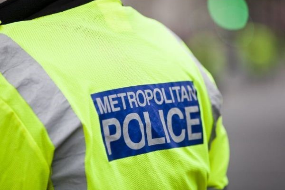 Back of police officer