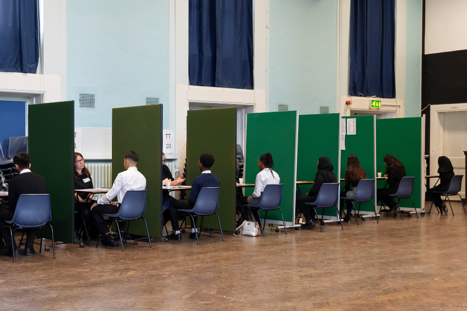 Mock interviews at Barking Abbey