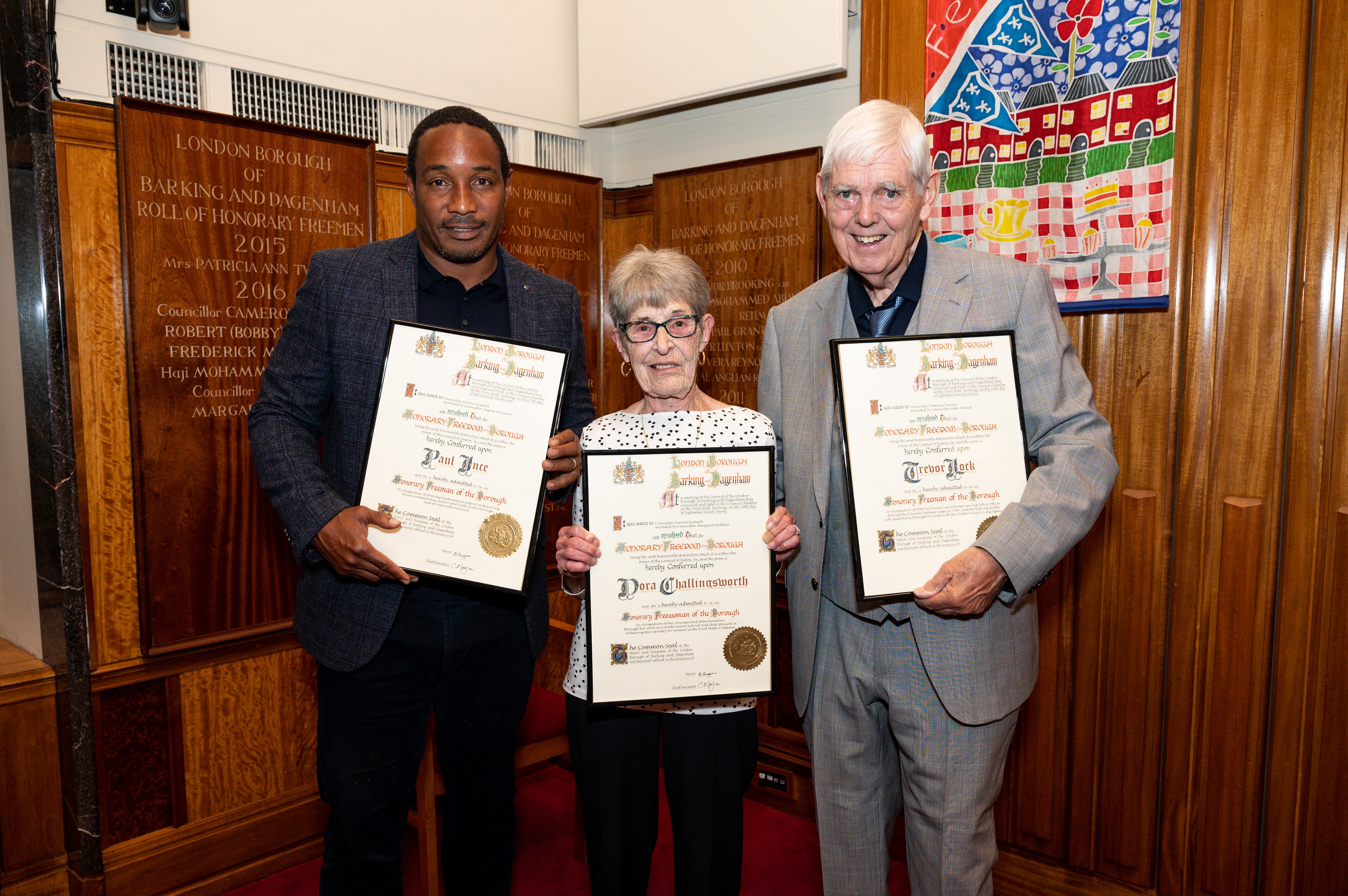 Freedom of the borough honours