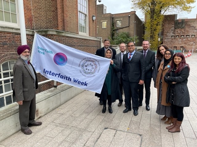 Interfaith Week flag raising