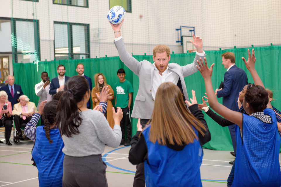 Prince Harry at the Future Youth Zone