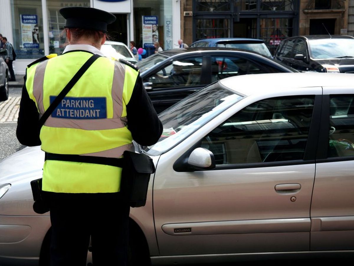 A traffic warden.