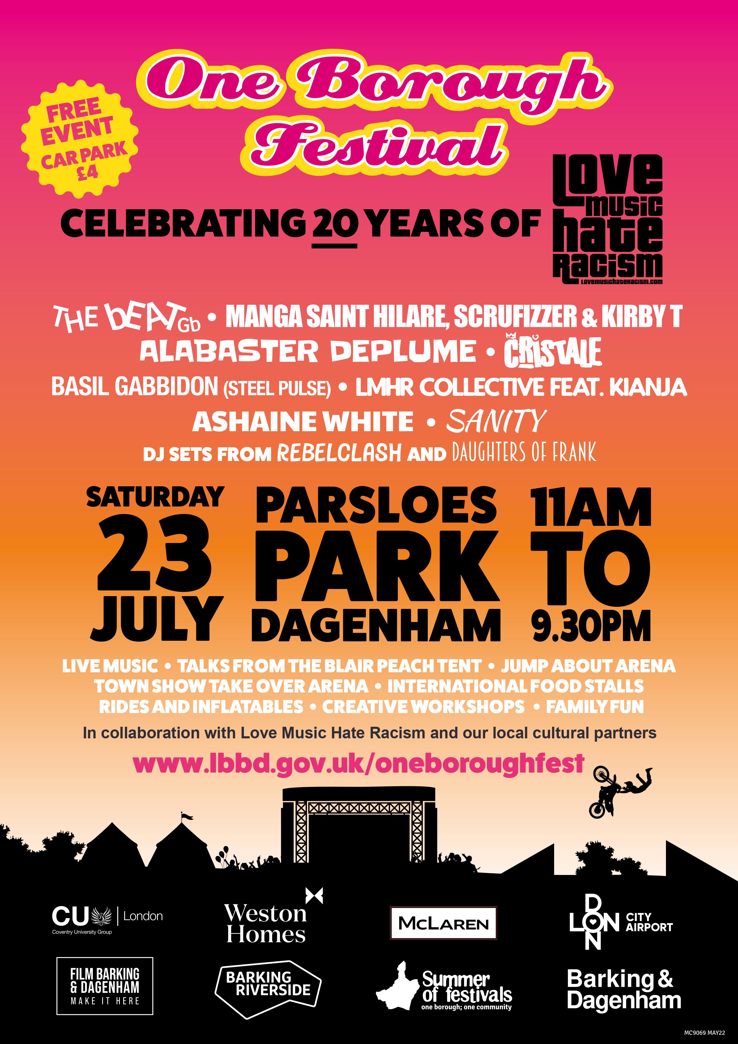 One Borough Festival Poster