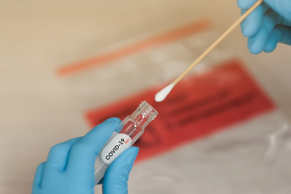 Test being taken