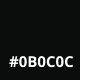 Example of the 'Black' colour used in our Design System