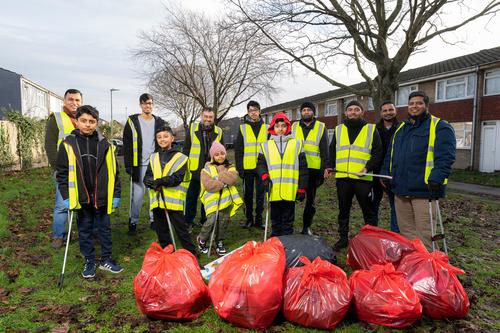 Little Litter League litter pick