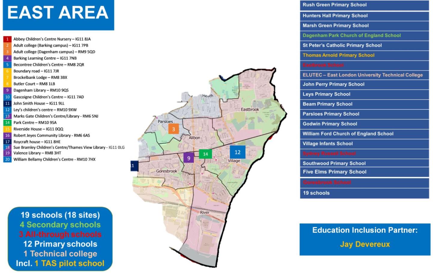 East area map