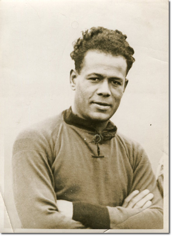 Old black and white photograph of a man