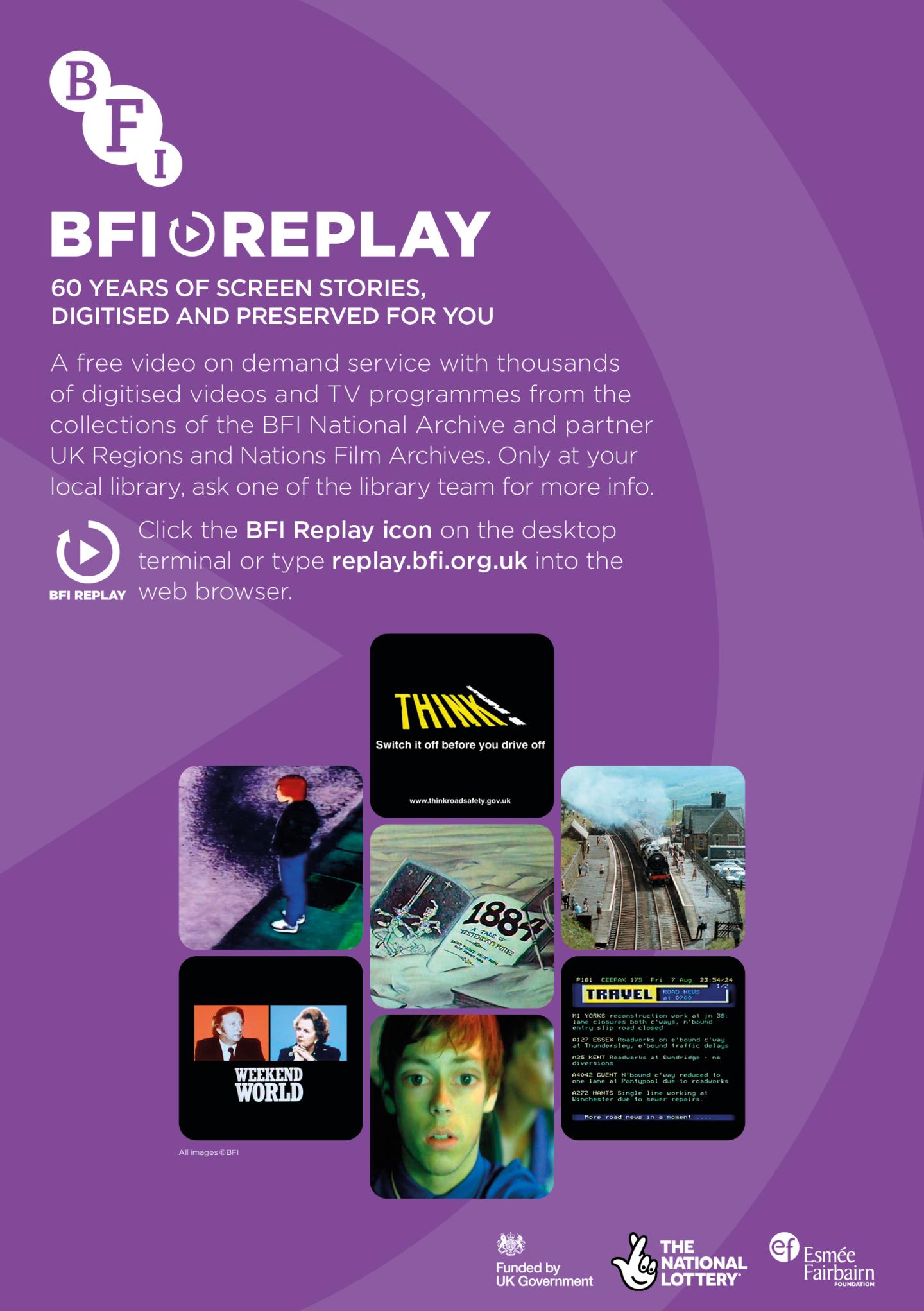 Poster for the BFI Replay