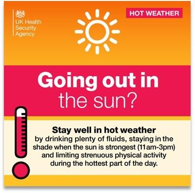 Going out in the sun advice and guidance