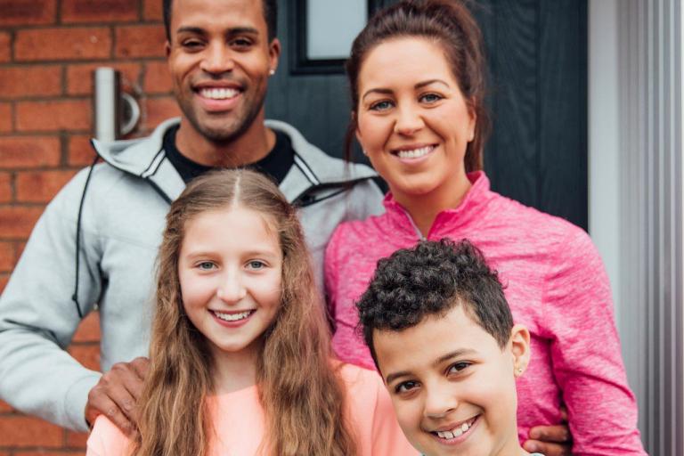 Family of four