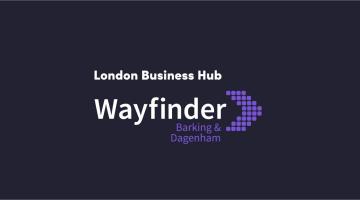 London Business Hub Wayfinder logo