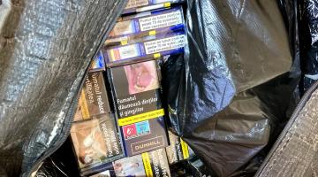 Seized cigarettes