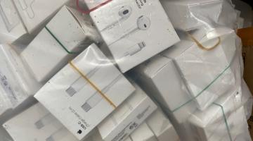 Seized apple products