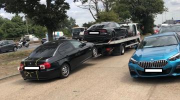 Vehicles seized