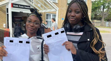 Eastbury Community School students celebrate their results