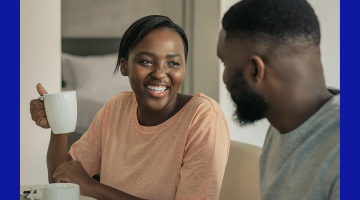 couple having a cup of tea