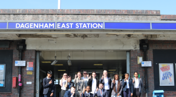 Dagenham East step free petition launch photo