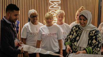 Everyone Active Reformer Pilates ribbon cutting