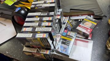 Seized cigarettes