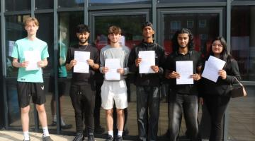 Robert Clack students A Levels 2025