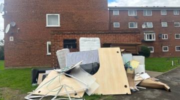 Fly-tip on Gurney Close 
