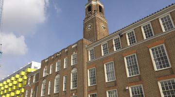Barking Town Hall from the font
