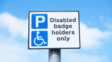 Disabled blue badge