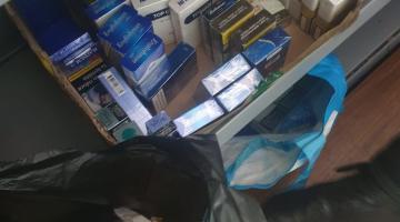 Seized cigarettes