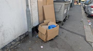 Dumped boxes