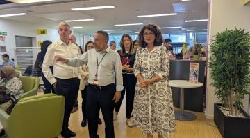 Minister visit