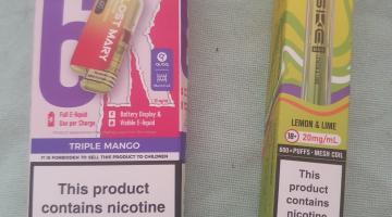 Seized vapes