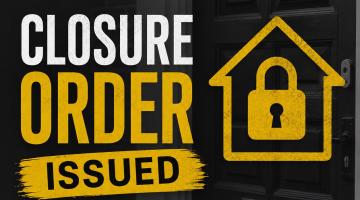 Closure order issued