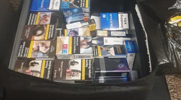Seized cigarettes