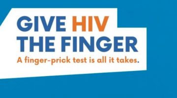 Give HIV the finger