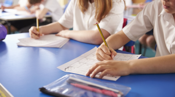 children in classroom