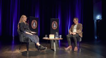 George Monbiot and Alice Aedy speak to students about climate crisis