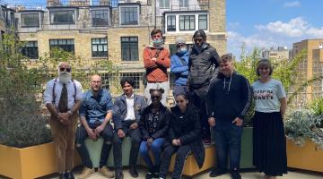 children on school trip at Royal Institute of British Architects