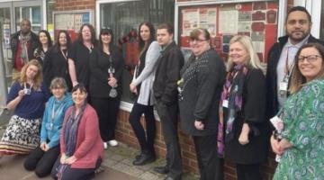 Staff at Hunters Hall Primary School