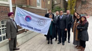 Interfaith Week flag raising