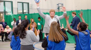 Prince Harry at the Future Youth Zone