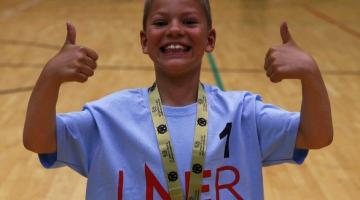 Joseph Gill, who won the prestigious Panathlon award