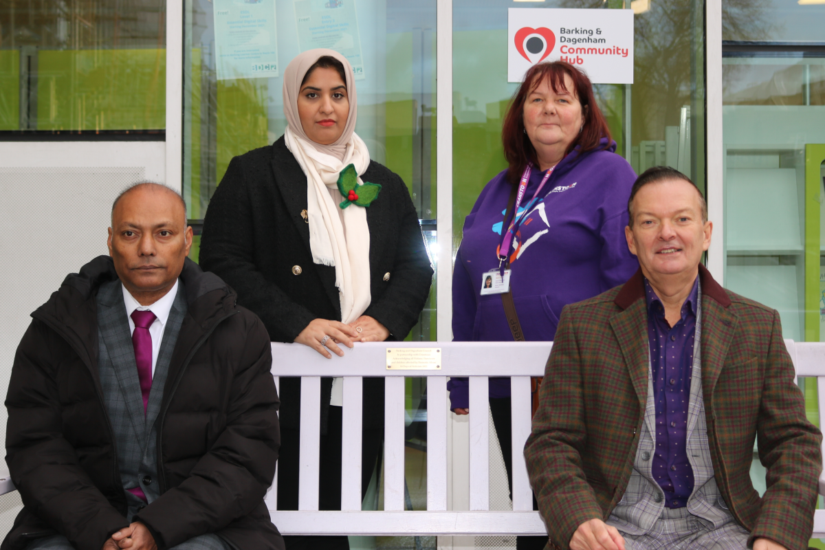 East London Council unveils commemorative plaque to remember women and children who have experienced domestic abuse 10 East London Council unveils commemorative plaque to remember women and children who have experienced domestic abuse