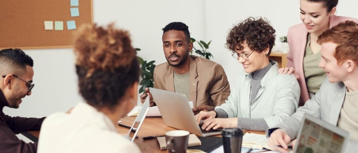young professionals in a meeting