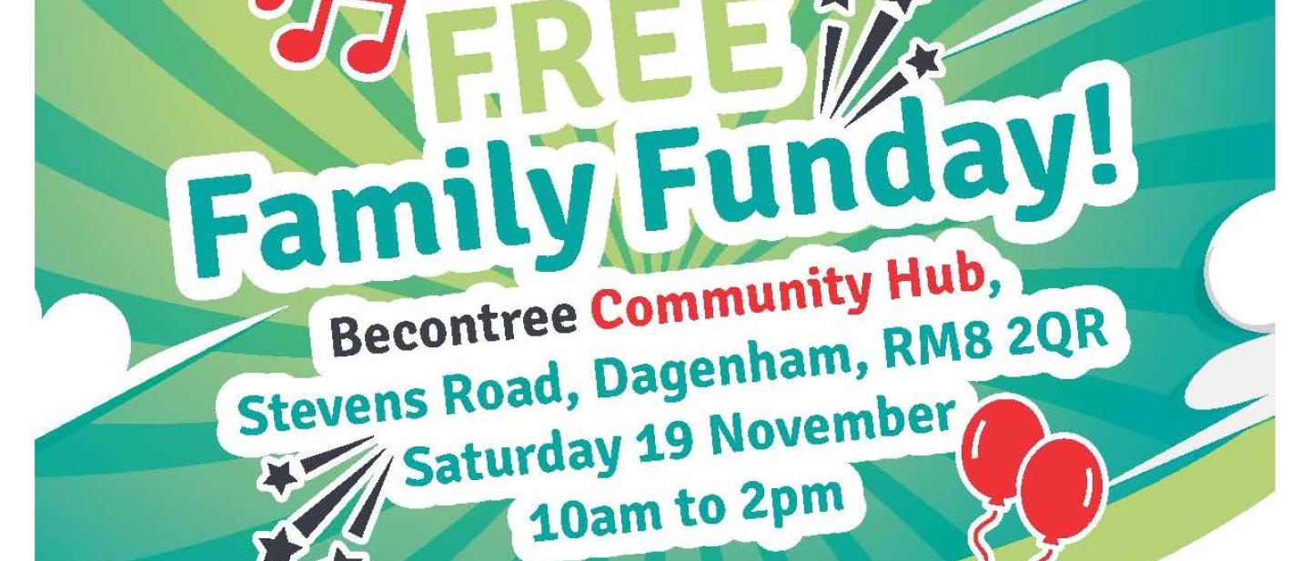 Becontree Community Hub Launch Flyer