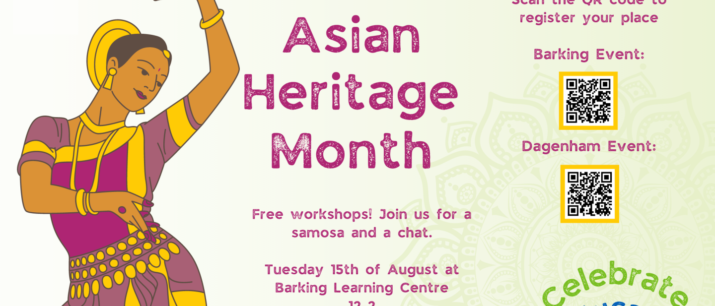 South Asian Heritage Month Free Workshops