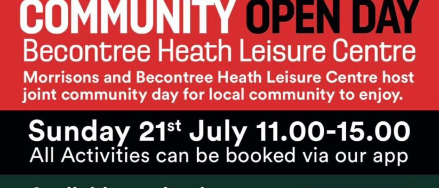Community Fun Day poster