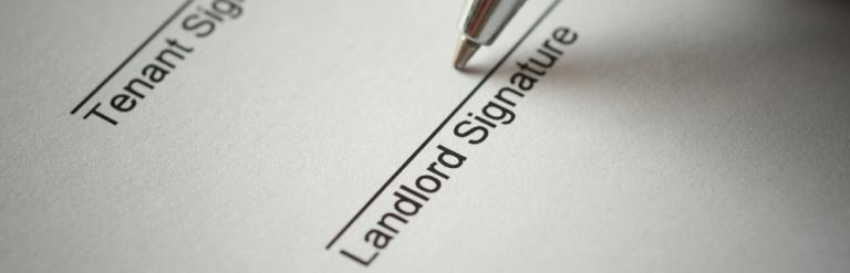 Landlord signature