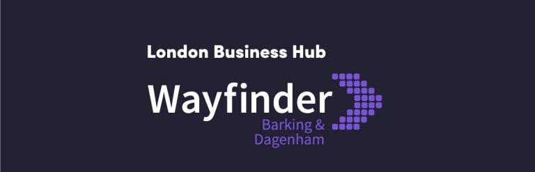 London Business Hub Wayfinder logo