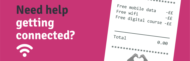 Receipt pink background 